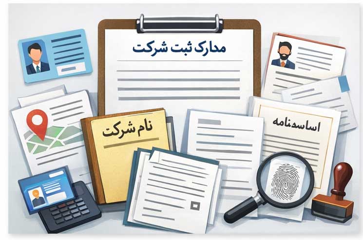 مداارک ثبت شرکت مسئولیت محدود در مشهد